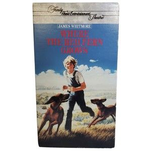 Where The Red Fern Grows VHS Video Family Movie Film w/ James Whitmore 1974